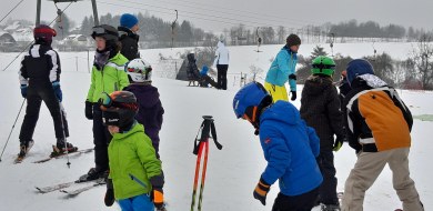 Galerie: Aktivitäten rund um den Skiclub - Skikurs<br>auf der Alb