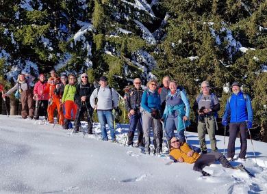 Galerie: Aktivitäten rund um den Skiclub - Schneeschuhwanderwochenende auf dem Gritthof (12.01.-14.02.2024)	