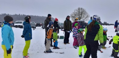 Galerie: Aktivitäten rund um den Skiclub - Skikurs<br>auf der Alb